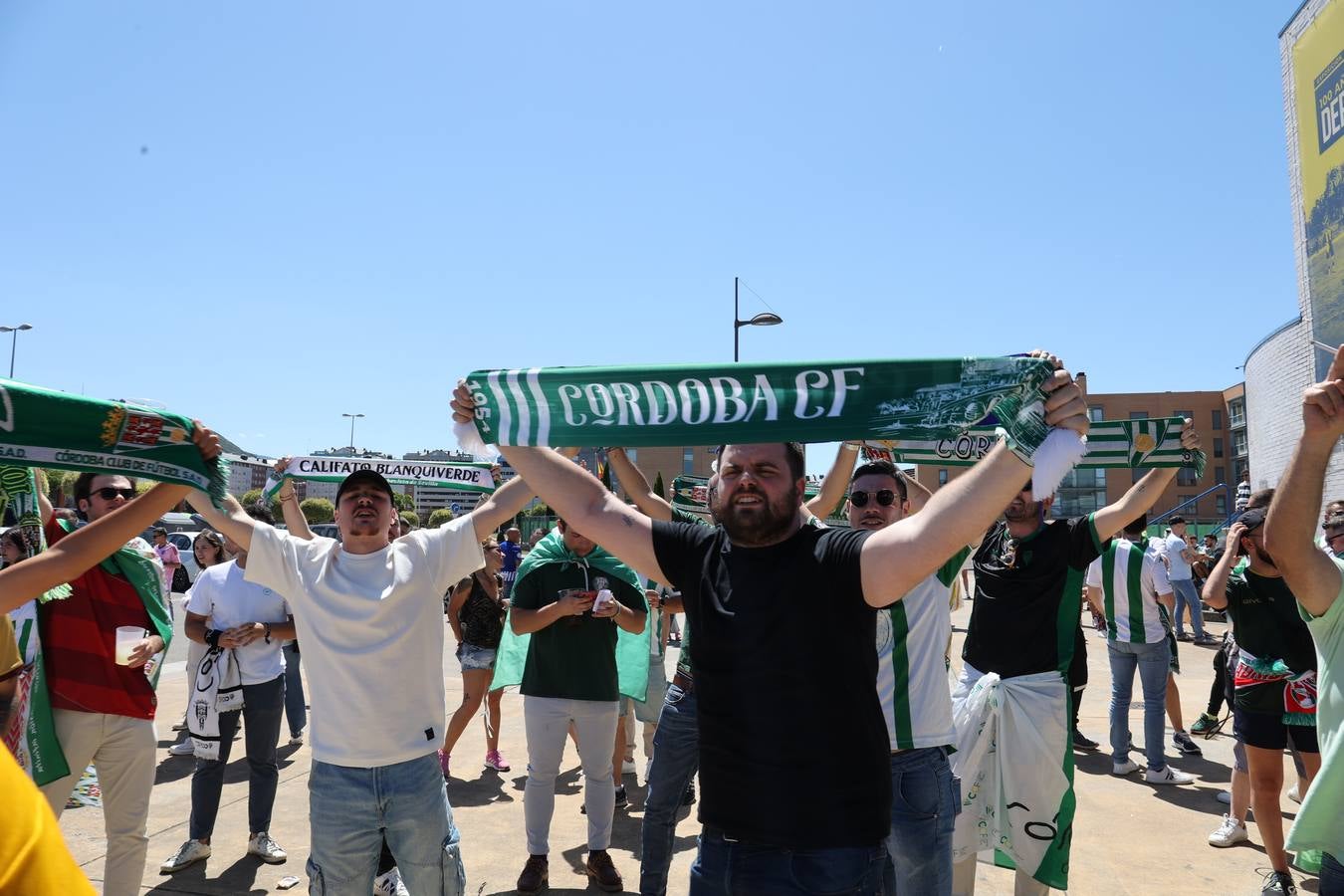 Las imágenes de la afición cordobesista en Ponferrada