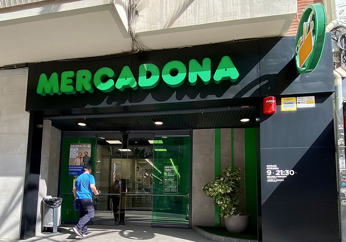 Imagen de un supermercado de Mercadona en Alicante