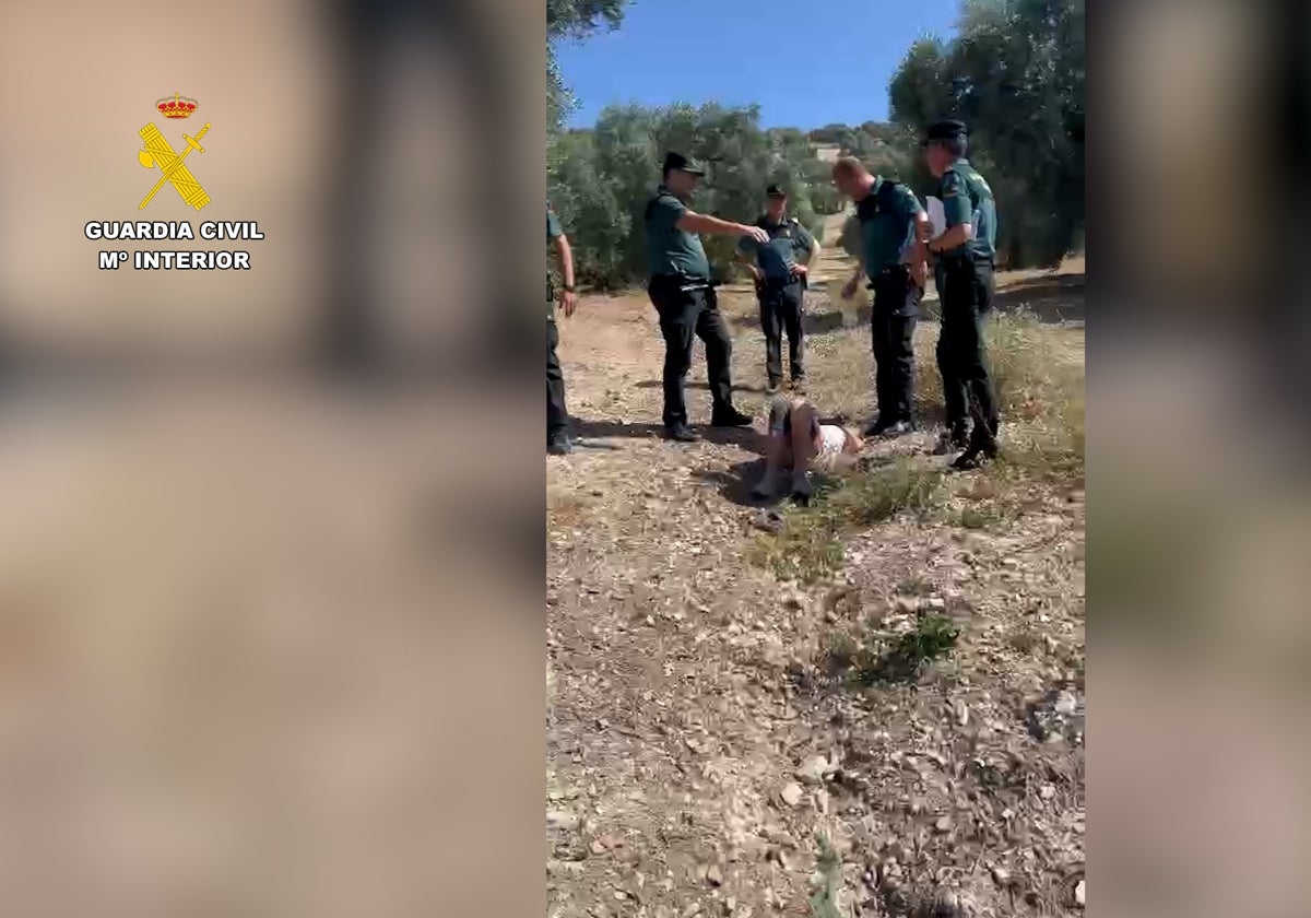 Imágenes de esta mañana de la localización del desaparecido