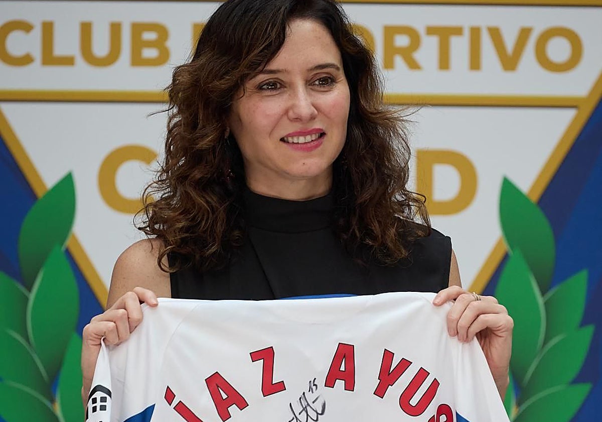 La presidenta de la Comunidad de Madrid, Isabel Díaz Ayuso