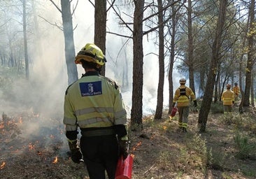 Sindicatos protestan contra Geacam por los recortes en la campaña de extinción de incendios