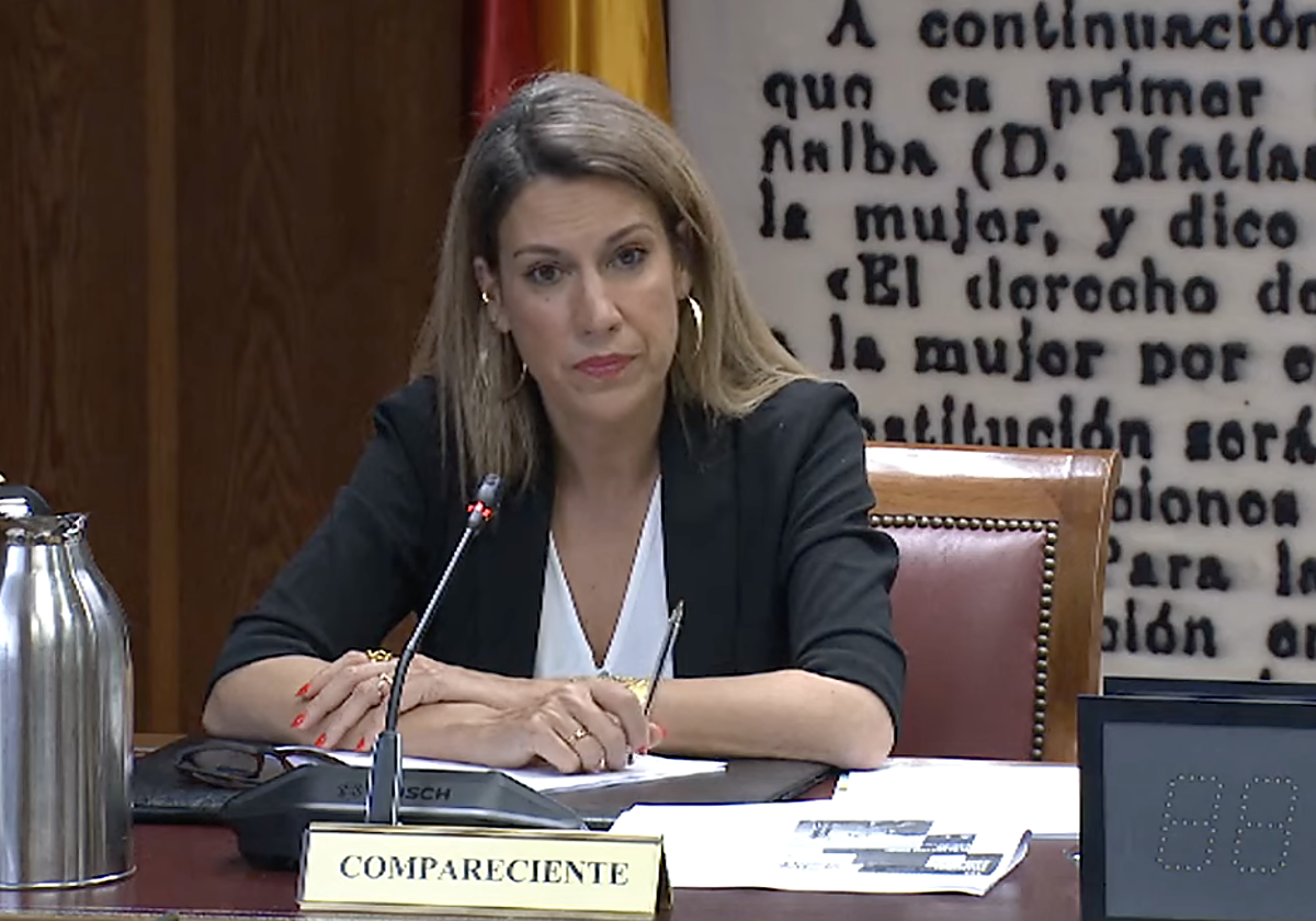Leticia Lauffer, empresaria, en el Senado