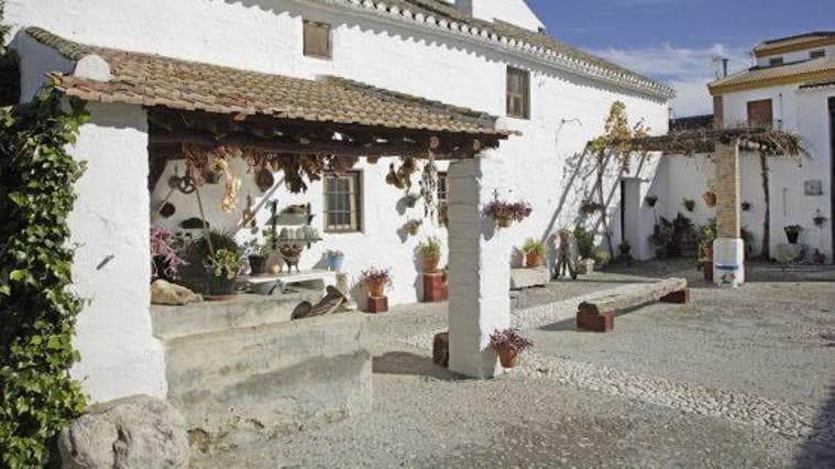 Patio de la casa de los García Lorca en Valderrubio