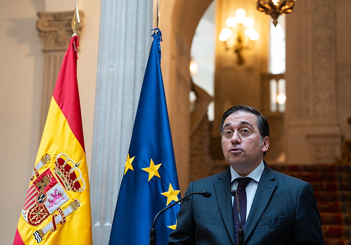 El ministro de Asuntos Exteriores, José Manuel Albares