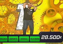 Un concursante cordobés se juega en un segundo un bote de 28.500 euros en 'Atrápame si puedes'... y lo gana