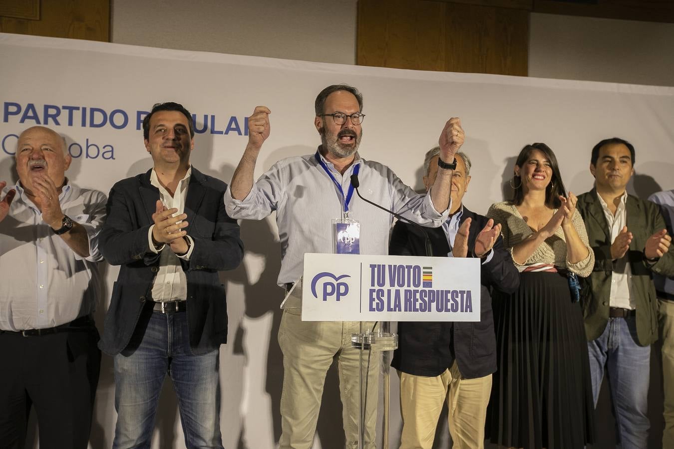 Las imágenes de la celebración del PP por su victoria en Córdoba
