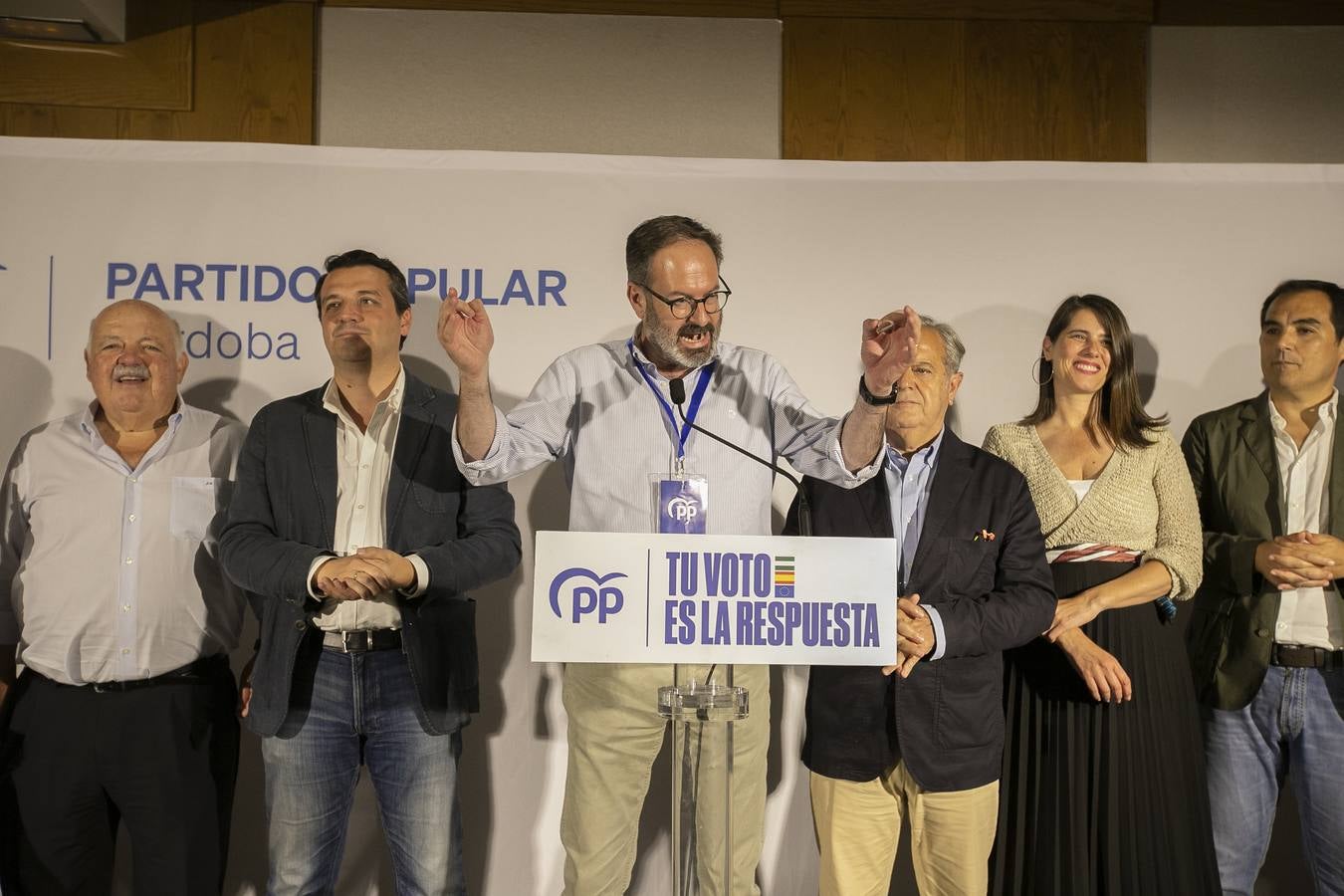 Las imágenes de la celebración del PP por su victoria en Córdoba