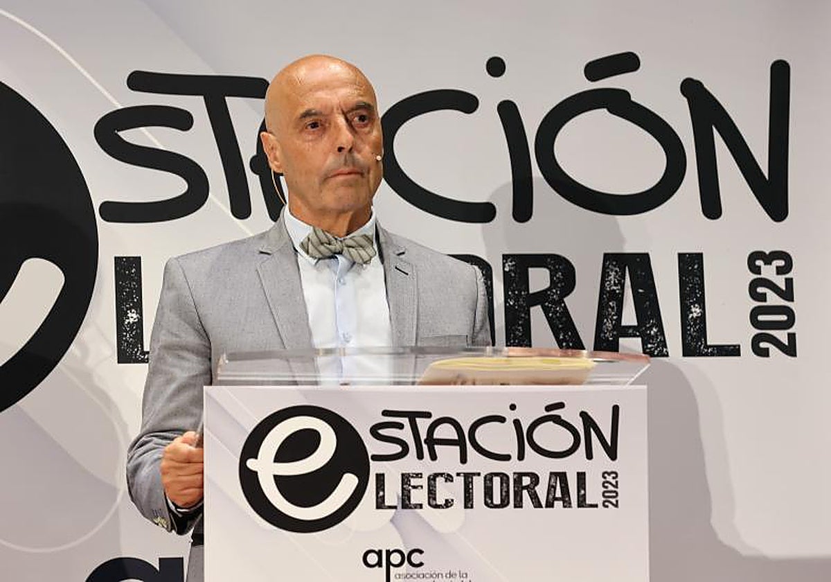 Antonio Hurtado durante un debate en las pasadas elecciones municipales en Córdoba