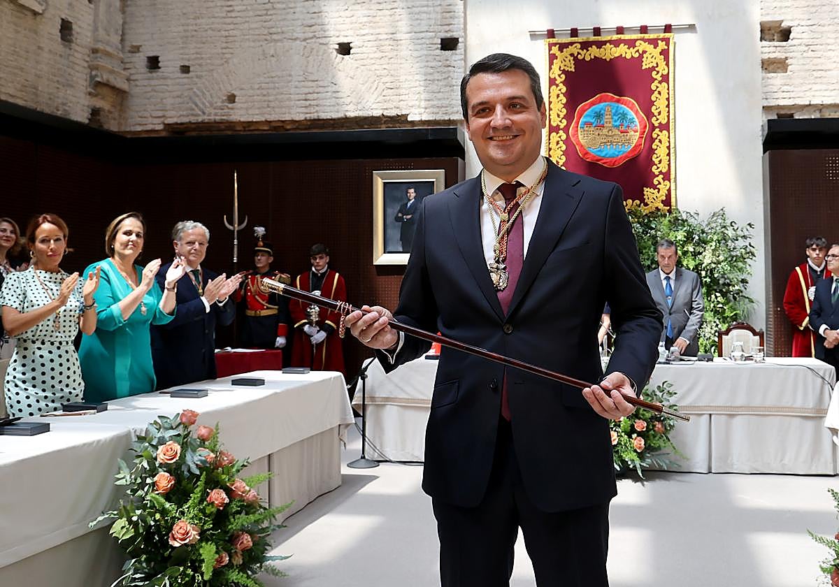 José María Bellido en su segundo acto de toma de posesión, en junio de 2023