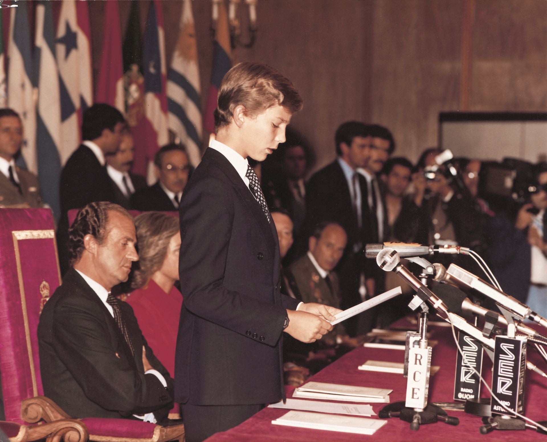 Discurso de Don Felipe con motivo de la segunda edición de los Premios Príncipe de Asturias, en 1982