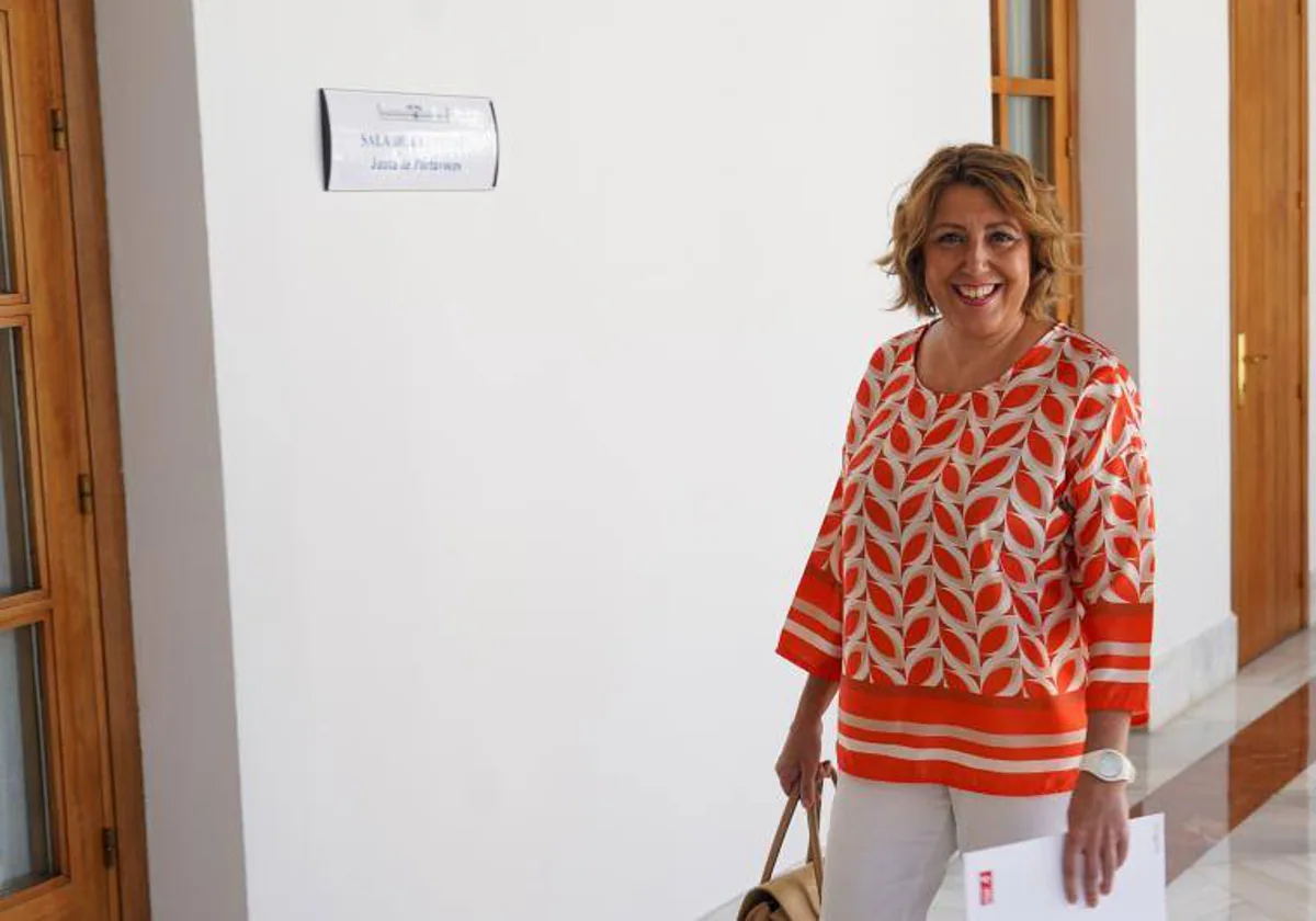 La secretaria general del PSOE-A, Susana Díaz