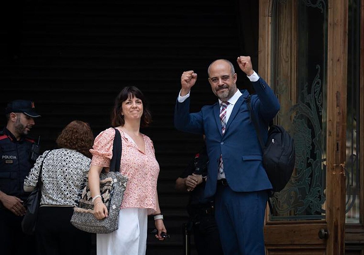 Miquel Buch, en junio de 2023, a su llegada al juicio