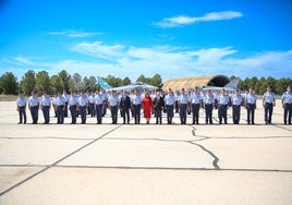 La Base Aérea de Albacete y el Ala 14 estrenan estandarte en su medio siglo de vida y renuevan sus lazos con la ciudad