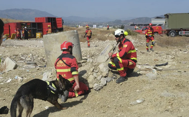 Imagen principal - En varios escenarios a la vez se llevaron a cabo prácticas para situaciones reales de emergencias. 