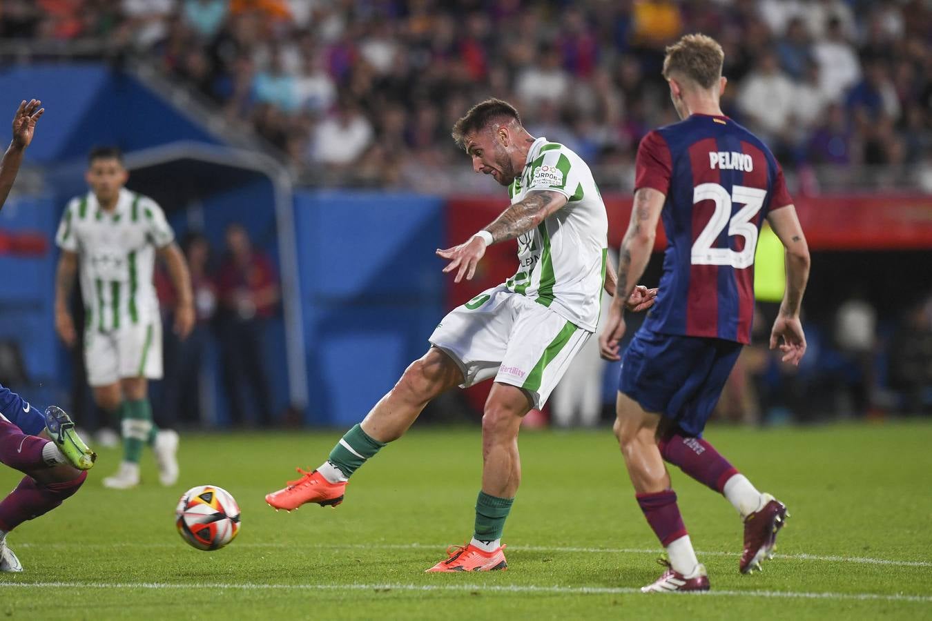 Fotos: la celebración del gol, la afición y las mejores jugadas del FC Barcelona B - Córdoba CF