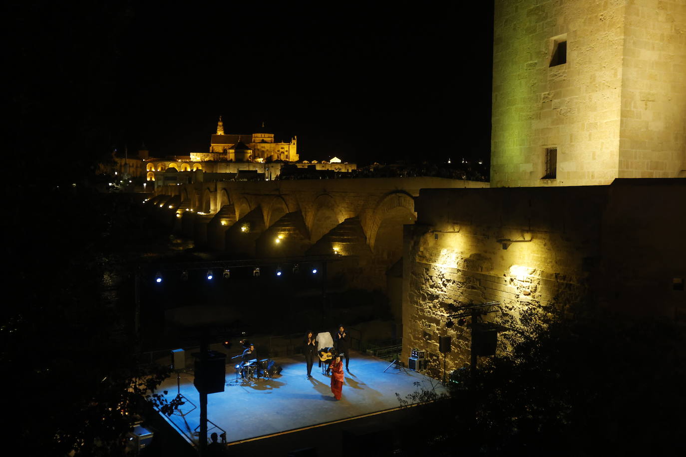 Las mejores imágenes de los conciertos de la Noche Blanca del Flamenco de Córdoba