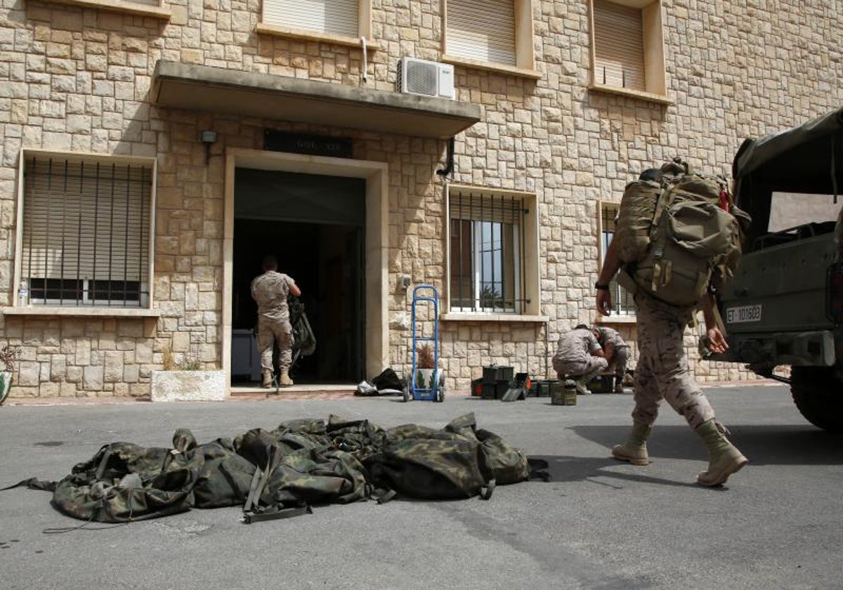 Imagen de archivo de un acuartelamiento militar de la Comunidad Valenciana