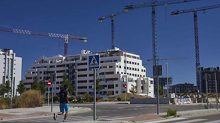 El barrio de El Cañaveral, este domingo, no para de crecer