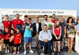 Reconocimiento a los deportistas locales en la I Gala del Deporte de Añover de Tajo