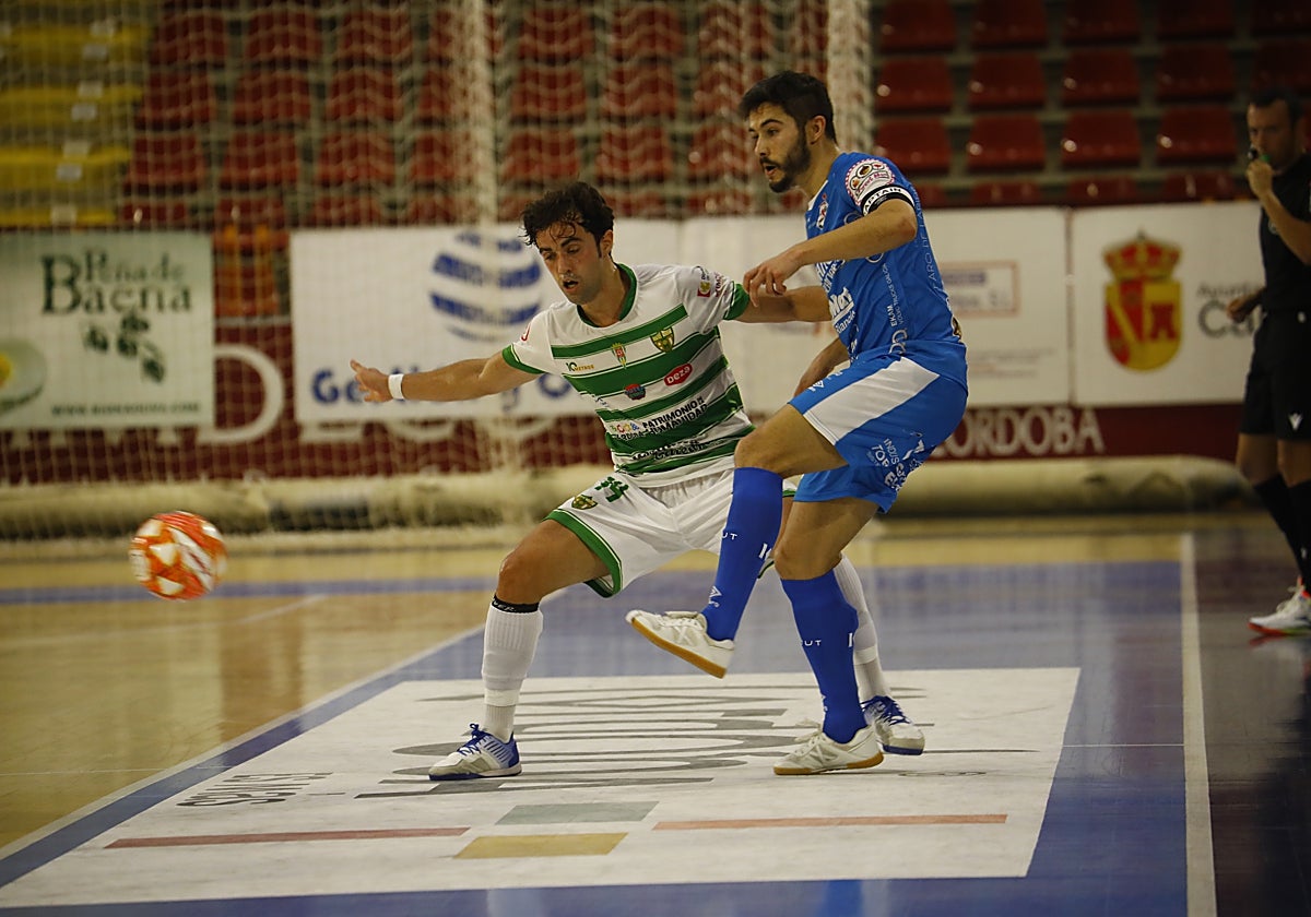 Pablo del Moral durante un partido con el Córdoba Patrimonio en su anterior etapa