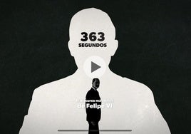 363 segundos: el discurso más difícil de Felipe VI