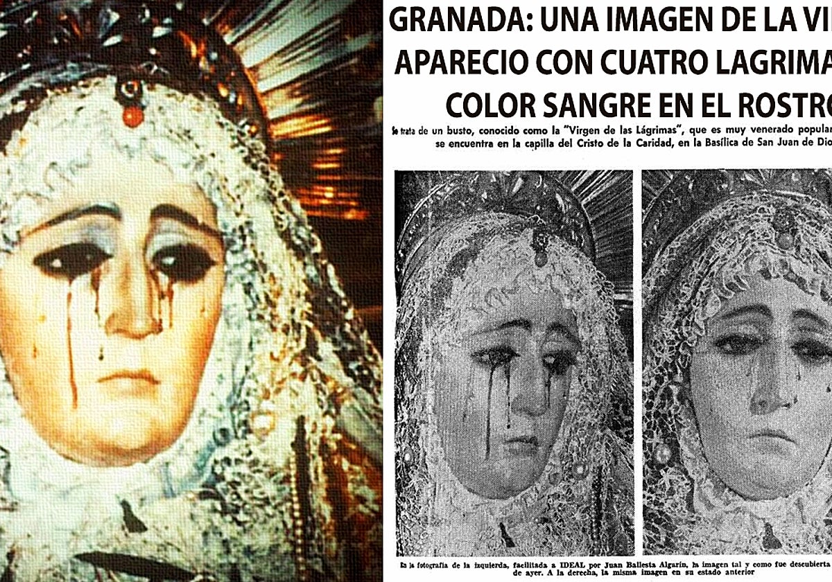 El falso milagro de la Virgen Llorona de Granada y el Santón de Baza
