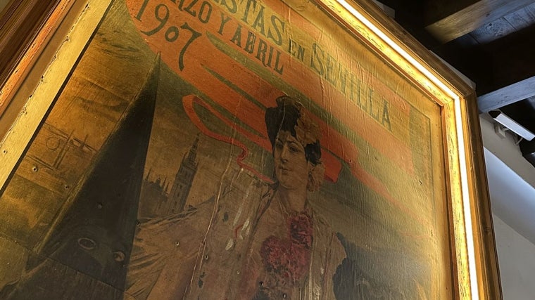 Cartel de Sevilla de 1907 del pintor José García Ramos