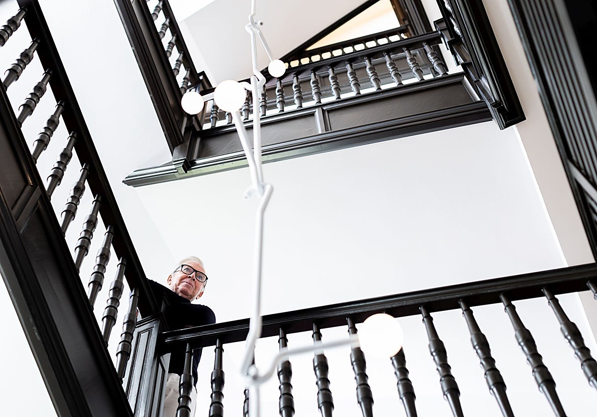 El arquitecto, en la nueva sede de su fundación