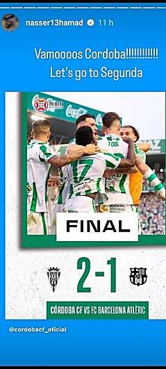 Publicación de Shaikh Nasser bin Hamad Al Khalifa en Instagram