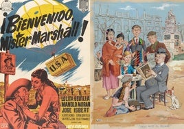 La exposición que recuerda a Jano, el hombre que decoró de carteles de cine la Gran Vía