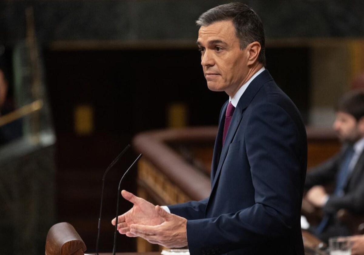 Pedro Sánchez en el Congreso de los Diputados