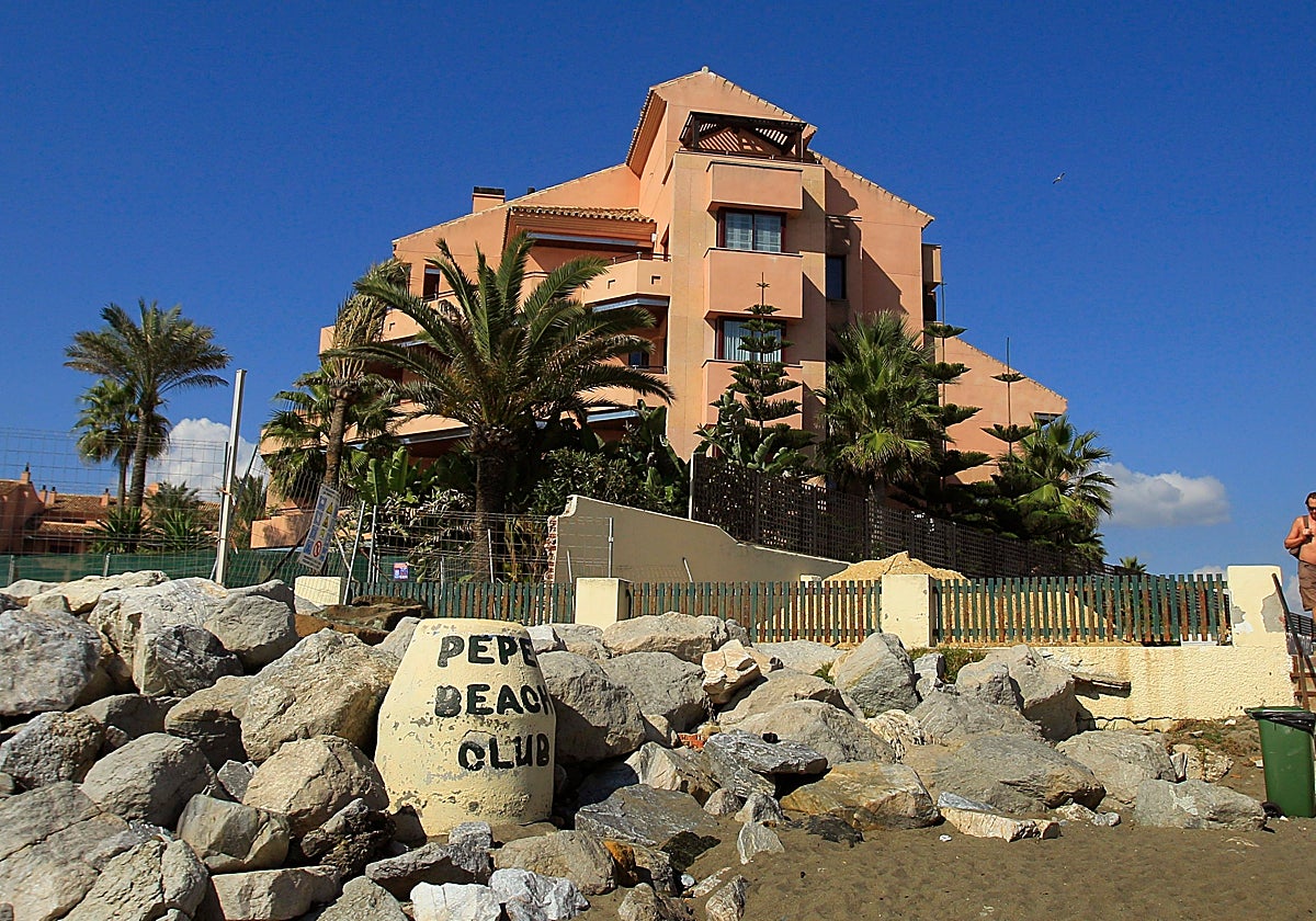 Una urbanización de segunda residencia vacacional en Marbella, en la Costa del Sol