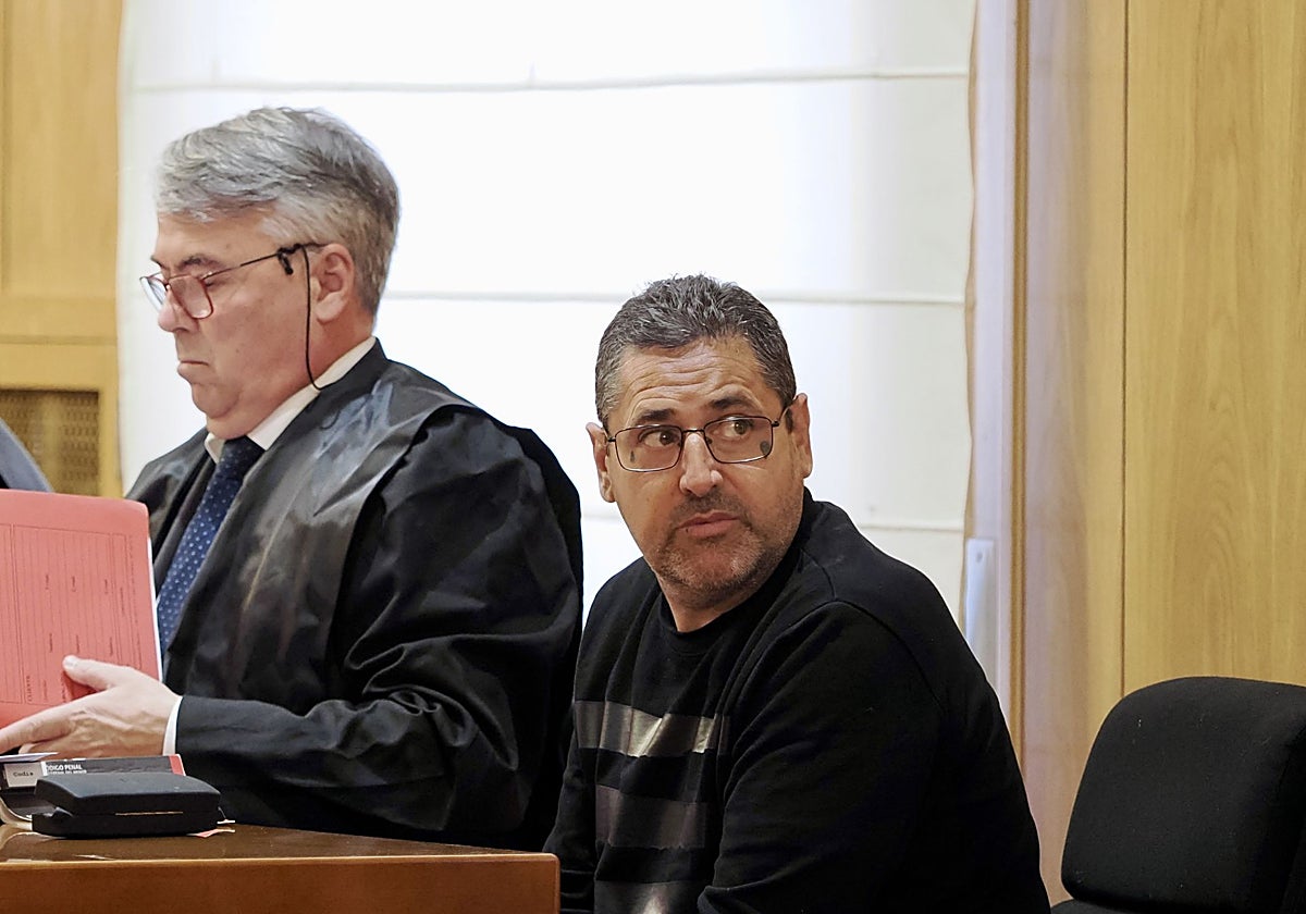 Pablo Antonio S, alias 'Chiqui', durante el juicio celebrado en la Audiencia de Valladolid