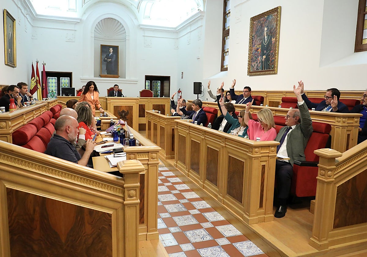 Un momento del pleno