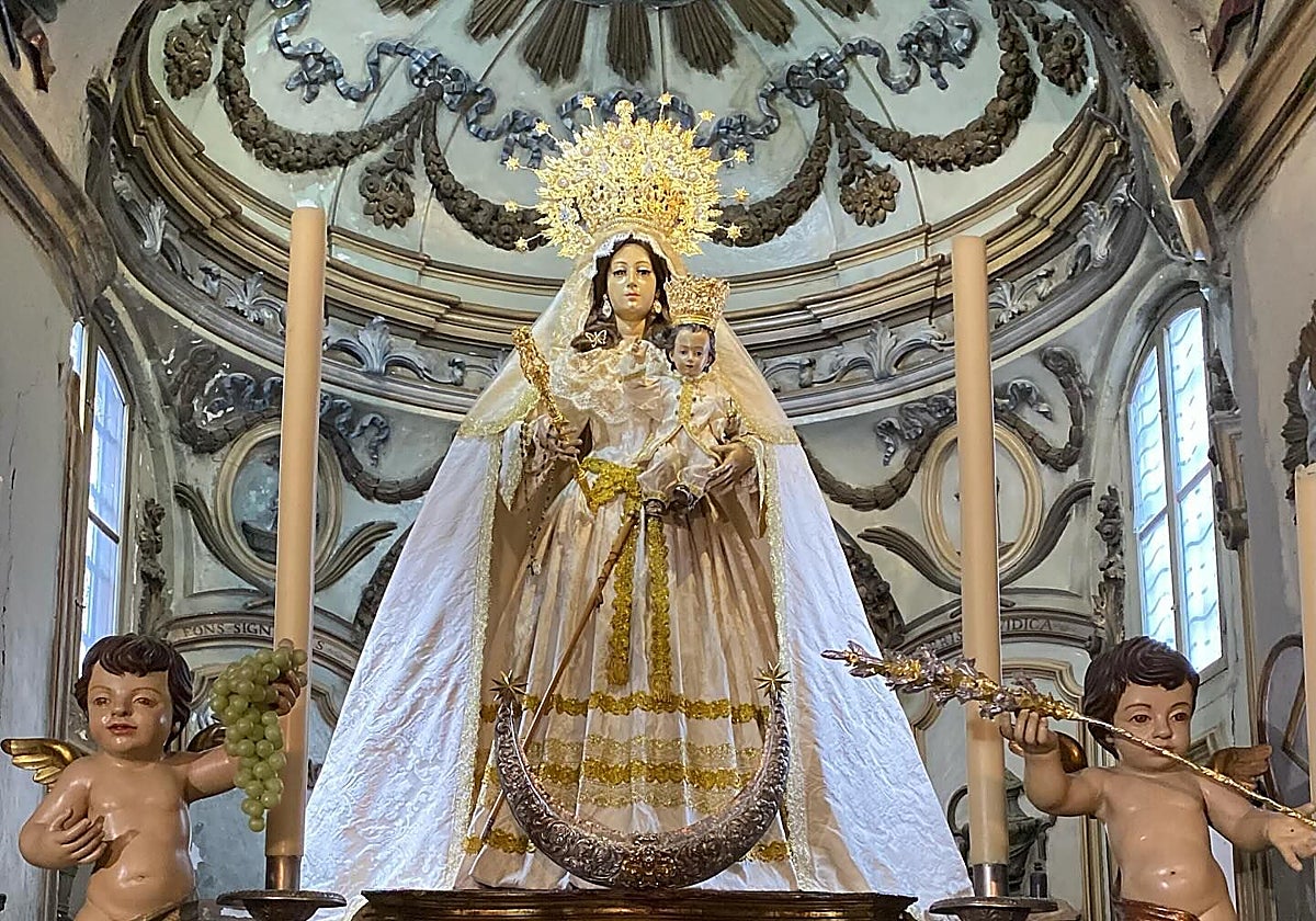 La Virgen del Socorro, de nuevo en su camarín