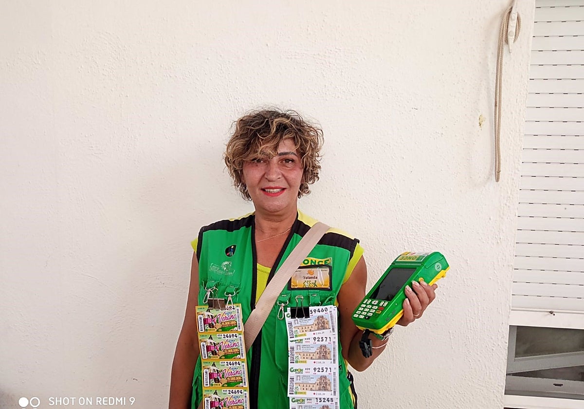 Yolanda Guerrero, la vendedora de la ONCE que ha repartido 350.000 euros en Alhendín