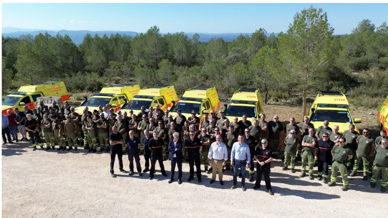 El Consorcio de Bomberos de la Diputación de Valencia renueva la flota de vehículos de sus brigadas forestales