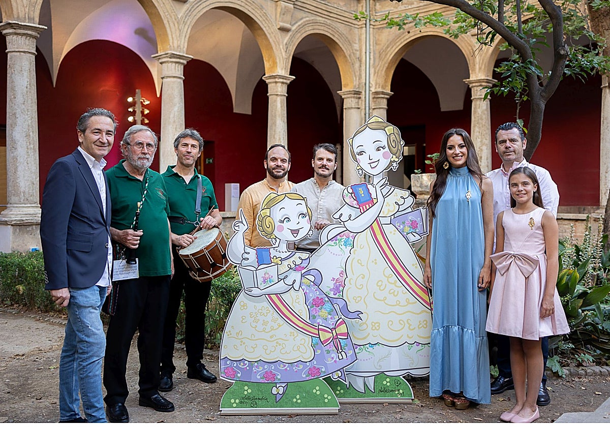 El Consorci de Museus entrega a las falleras mayores de Valencia sus ninots diseñados por Ceballos &amp; Sanabria y Marina Puche