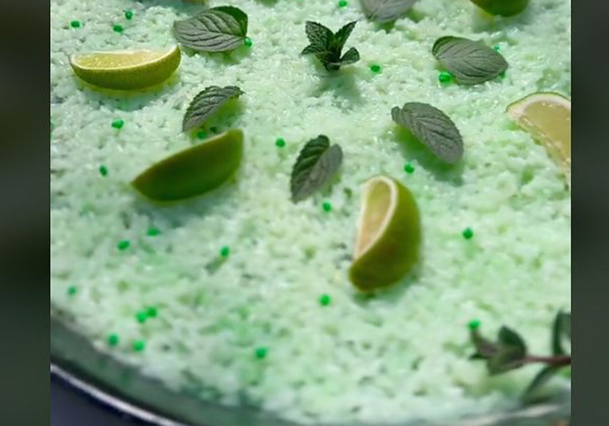 Imagen de la paella de mojito