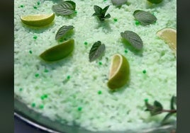 La 'paella' de mojito que revoluciona las redes: «Será la favorita del verano en Valencia»