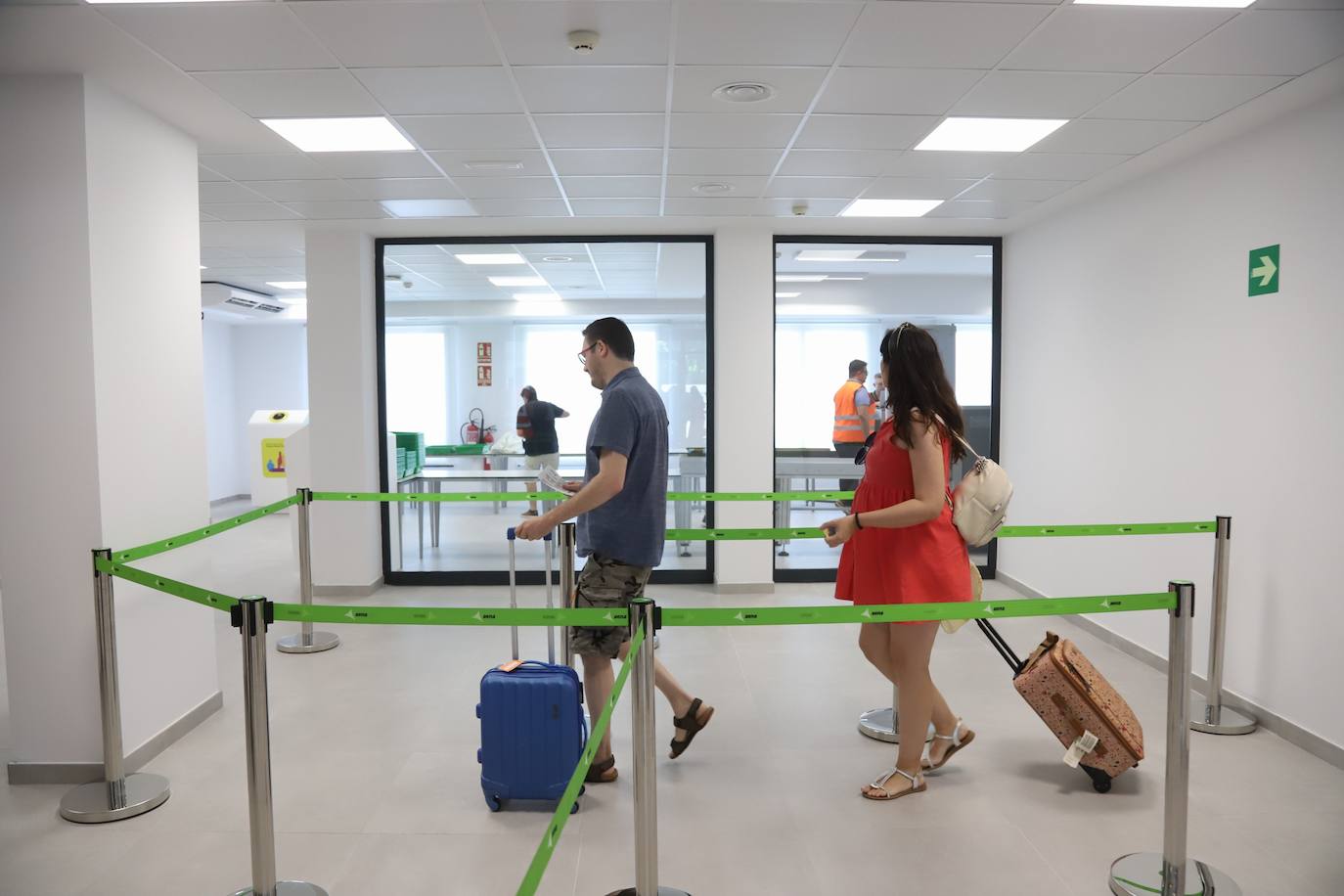 Fotos: la llegada del primer vuelo regular de Palma de Mallorca a Córdoba