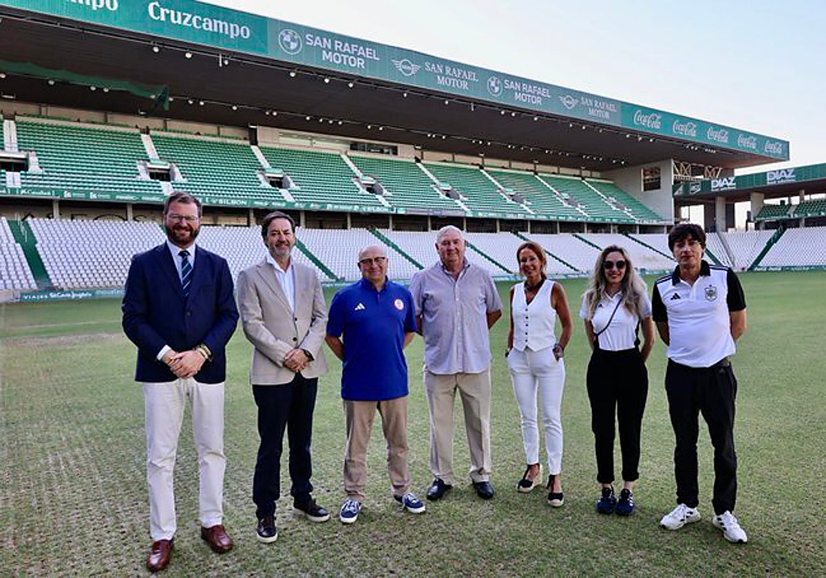 Imagen de las comitivas esta mañana en El Arcángel