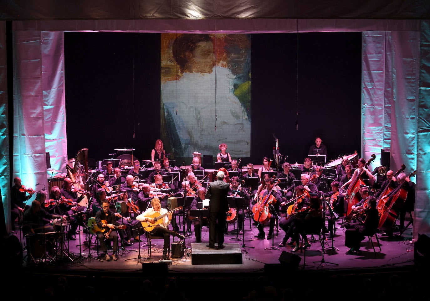 Fotos: José Antonio Rodríguez y la Orquesta estrenan una obra inspirada en Romero de Torres