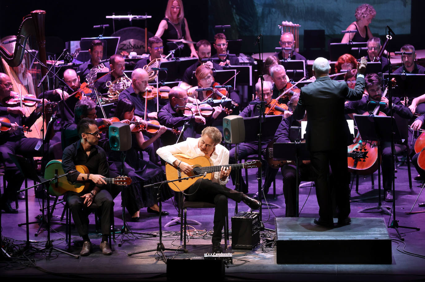Fotos: José Antonio Rodríguez y la Orquesta estrenan una obra inspirada en Romero de Torres