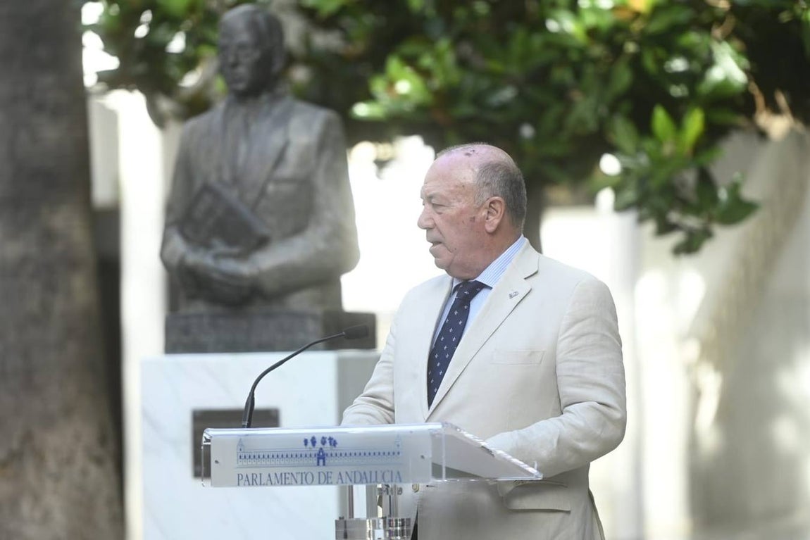 Homenaje del Parlamento Andaluz a Blas Infante en el 139 aniversario de su nacimiento