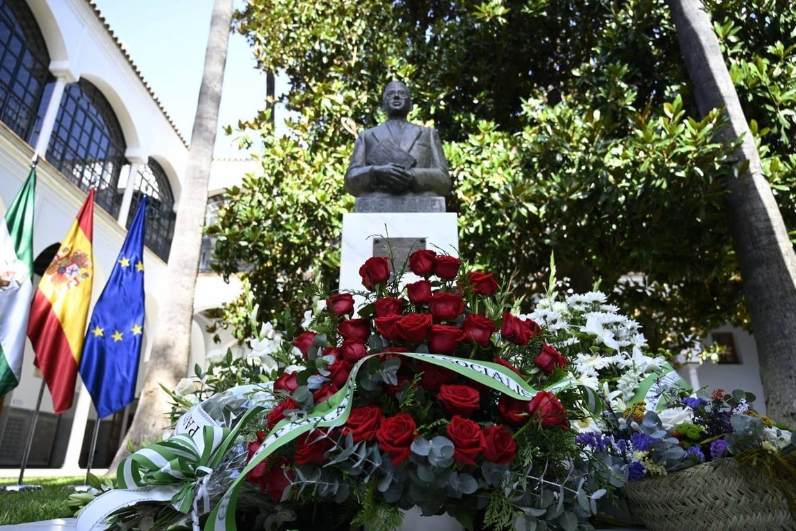 Homenaje del Parlamento Andaluz a Blas Infante en el 139 aniversario de su nacimiento