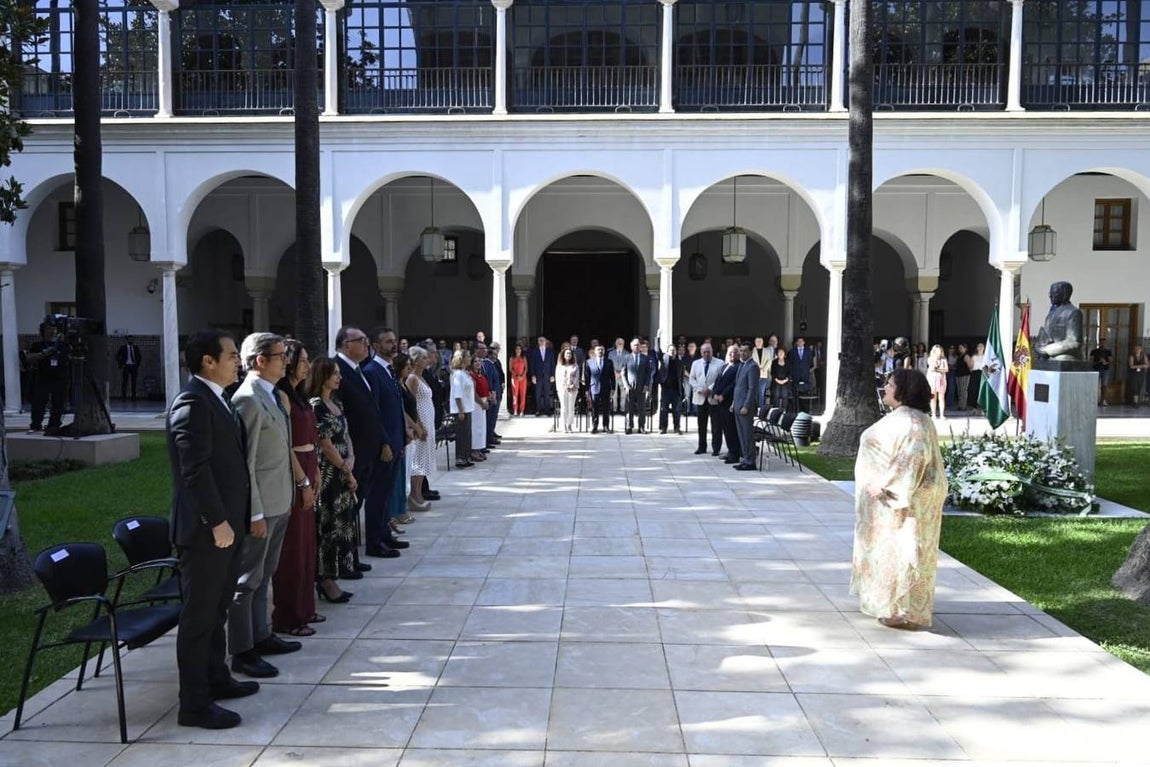 Homenaje del Parlamento Andaluz a Blas Infante en el 139 aniversario de su nacimiento
