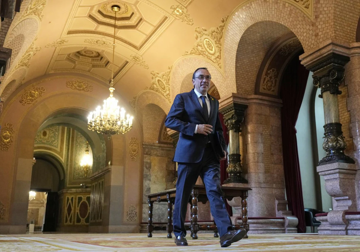 Josep Rull (Junts), presidente del Parlament