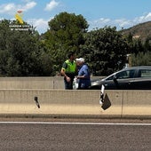 Un guardia civil fuera de servicio salva la vida a un anciano que se había desorientado cuando paseaba por una autovía