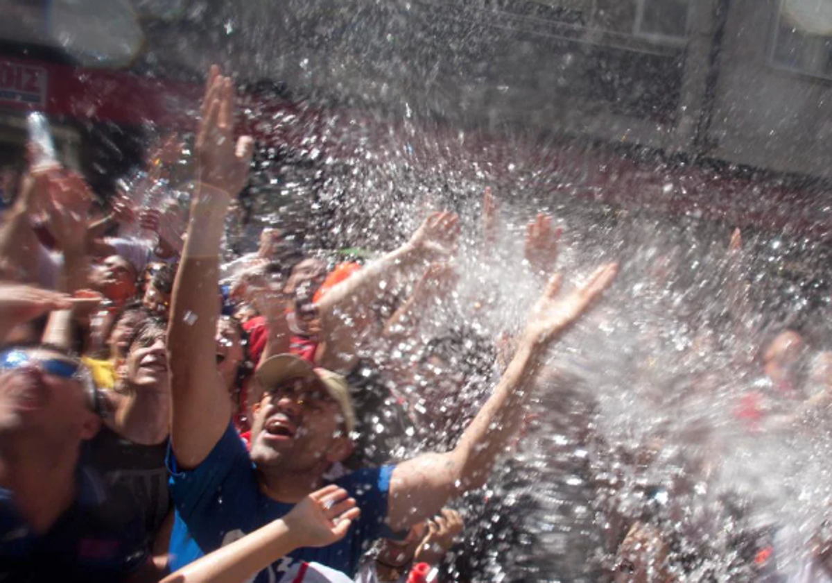 Fiesta del Agua en Vilagarcía de Arousa en 2019